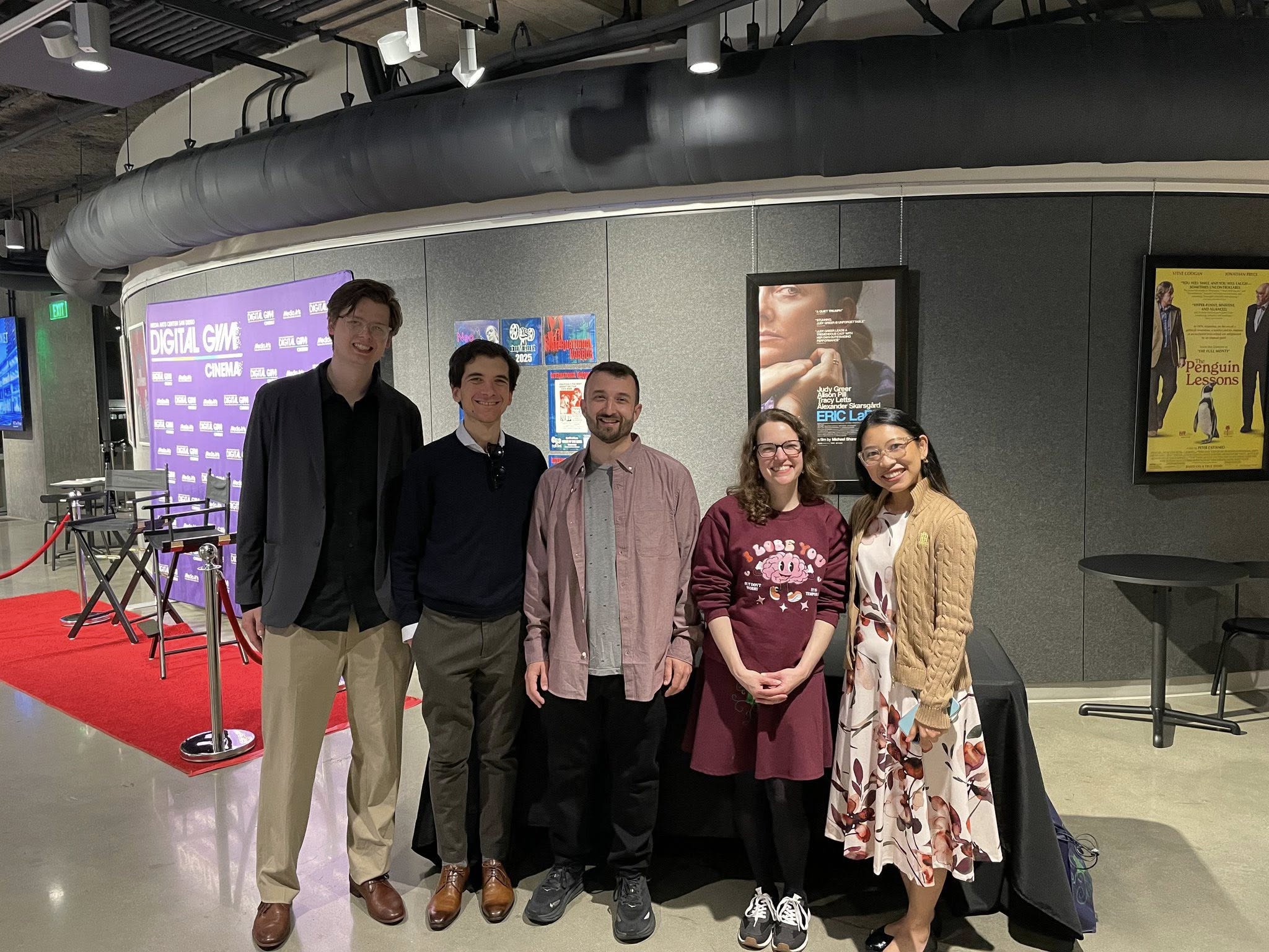 Eric Leonardis at The Elephant Man screening
