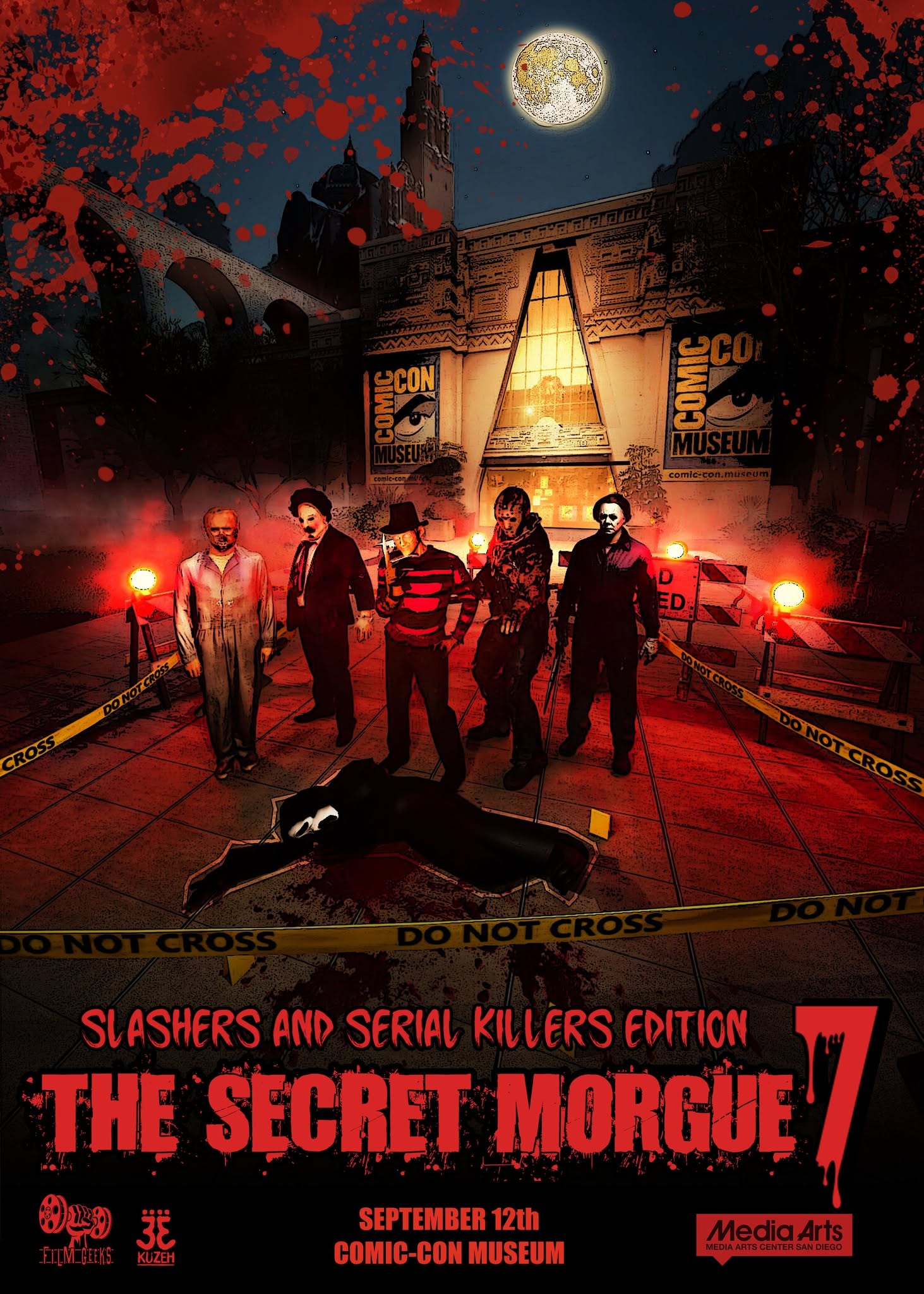 The Secret Morgue 7: Slashers and Serial Killers flyer