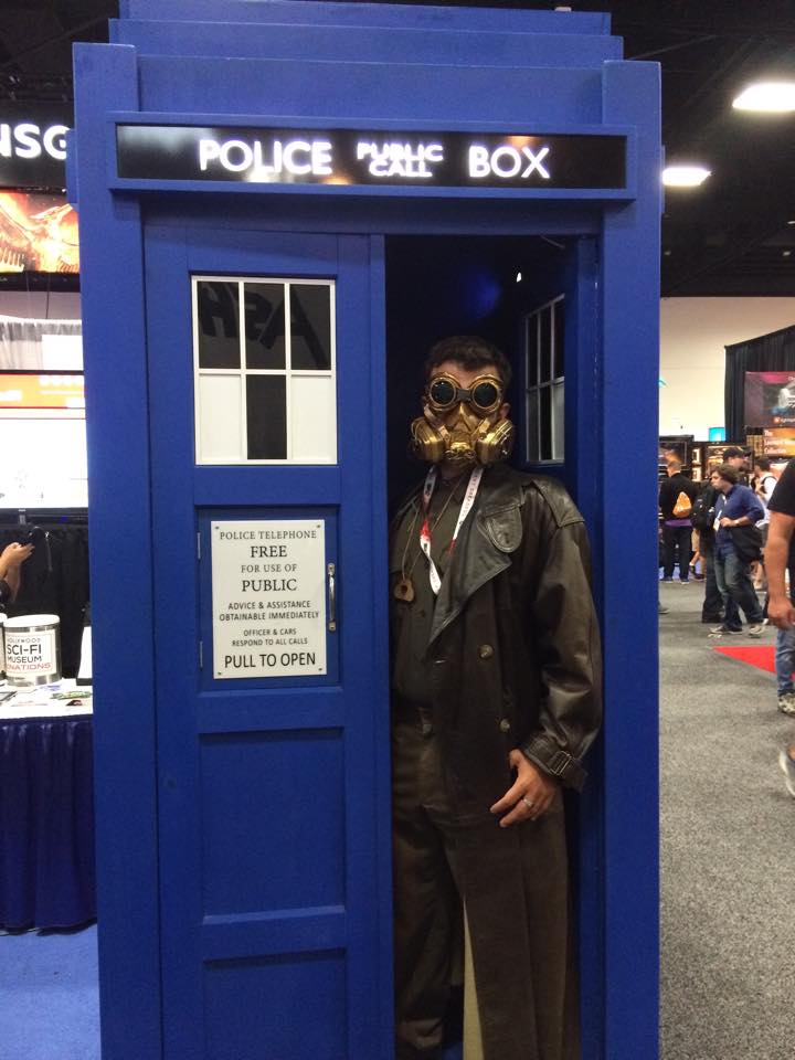 Eric Leonardis as a Time Lord at the Nat event